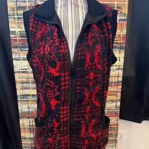 Red/Black Sweater Dress size medium.